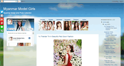 Desktop Screenshot of myanmarmodelsgirl.com